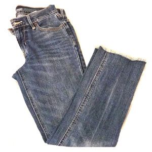Old Navy Frayed Bottom Jeans